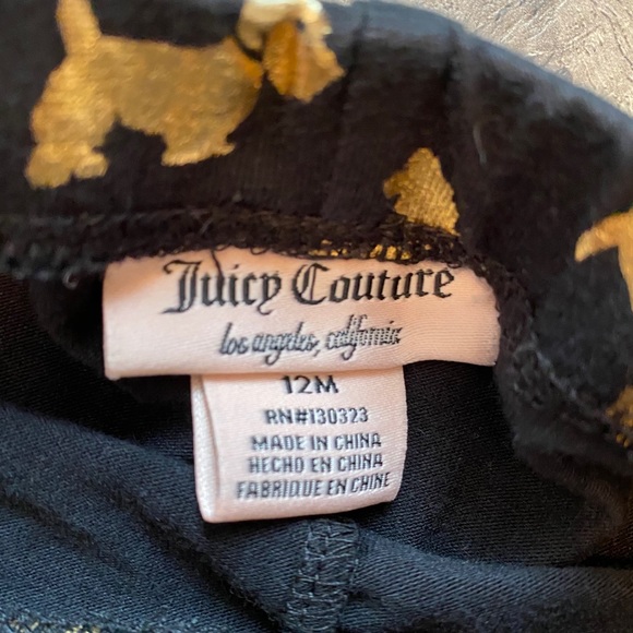 Juicy couture black gold pants - Picture 2 of 2
